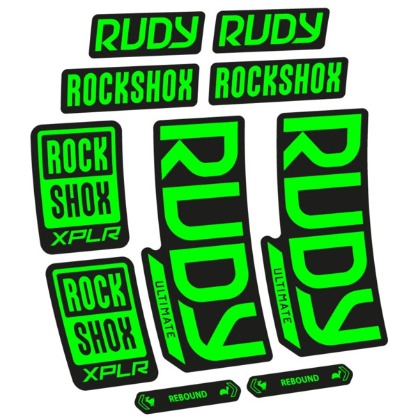 RockShox Rudy Ultimate 2023 Pegatinas en vinilo adhesivo Horquilla (23)