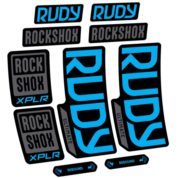 RockShox Rudy Ultimate Pegatinas en vinilo adhesivo Horquilla (4)