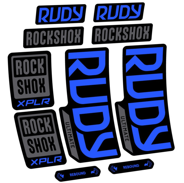 RockShox Rudy Ultimate Pegatinas en vinilo adhesivo Horquilla (5)