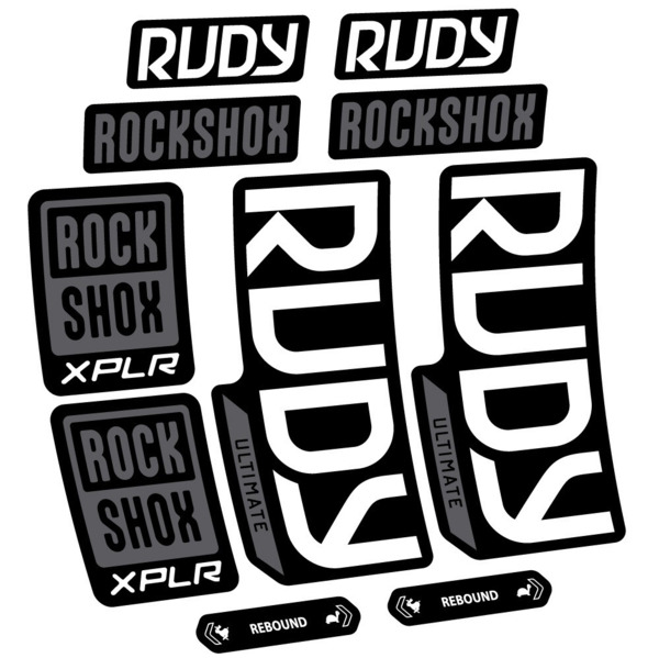 RockShox Rudy Ultimate Pegatinas en vinilo adhesivo Horquilla (6)