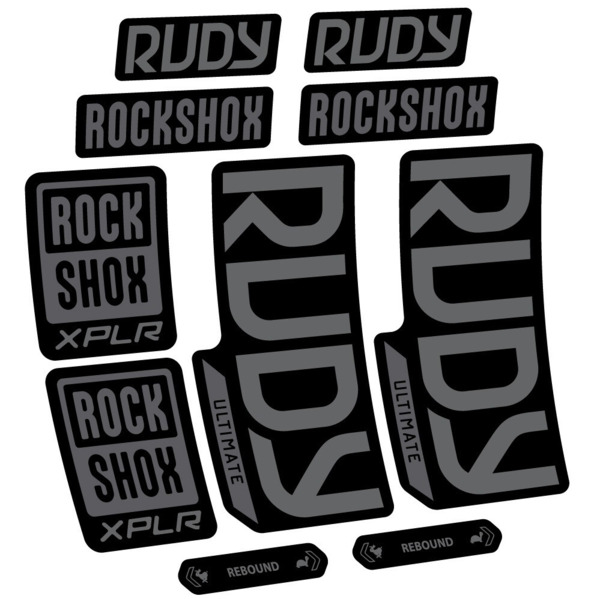 RockShox Rudy Ultimate Pegatinas en vinilo adhesivo Horquilla (7)