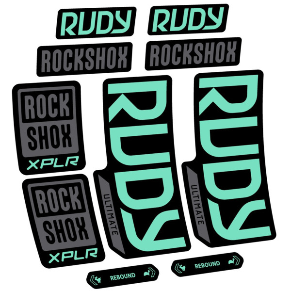 RockShox Rudy Ultimate Pegatinas en vinilo adhesivo Horquilla (9)