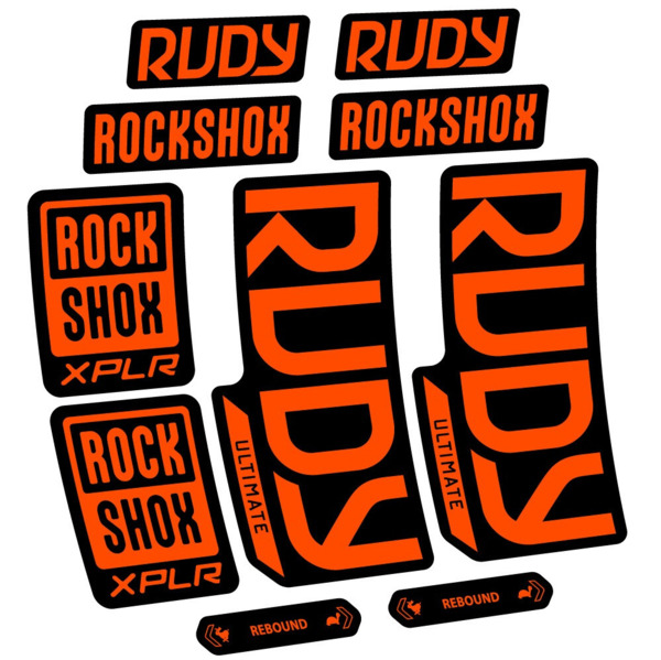 RockShox Rudy Ultimate Pegatinas en vinilo adhesivo Horquilla (10)