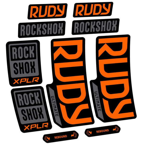 RockShox Rudy Ultimate Pegatinas en vinilo adhesivo Horquilla (11)