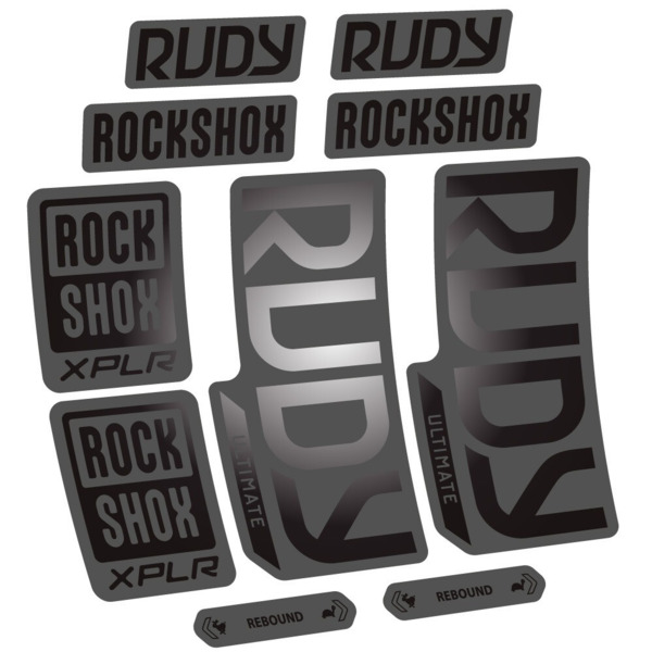 RockShox Rudy Ultimate Pegatinas en vinilo adhesivo Horquilla (12)