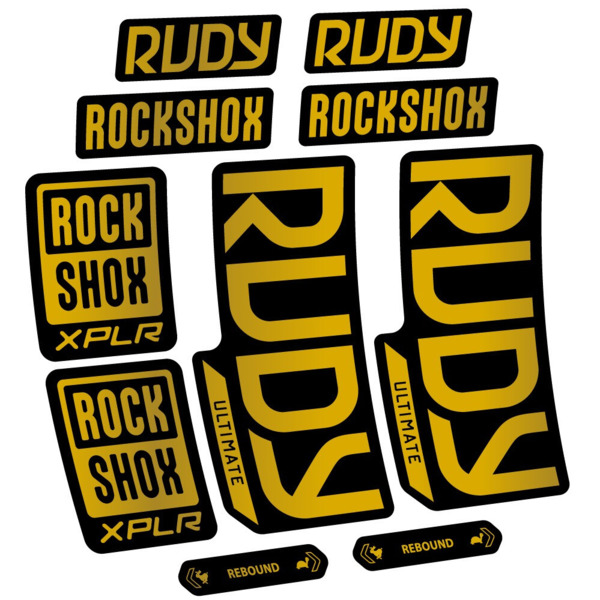 RockShox Rudy Ultimate Pegatinas en vinilo adhesivo Horquilla (13)