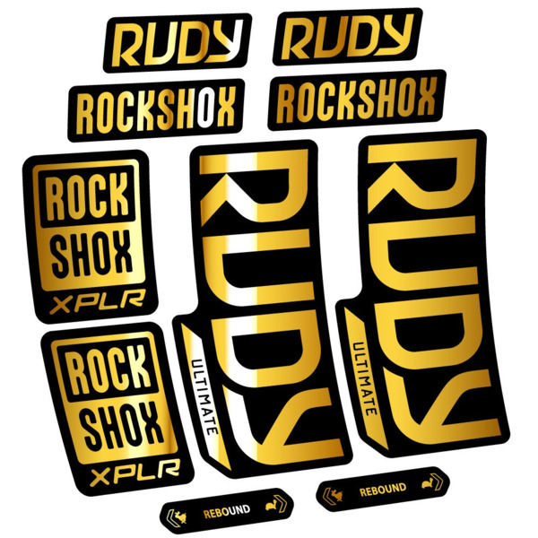 RockShox Rudy Ultimate Pegatinas en vinilo adhesivo Horquilla (14)