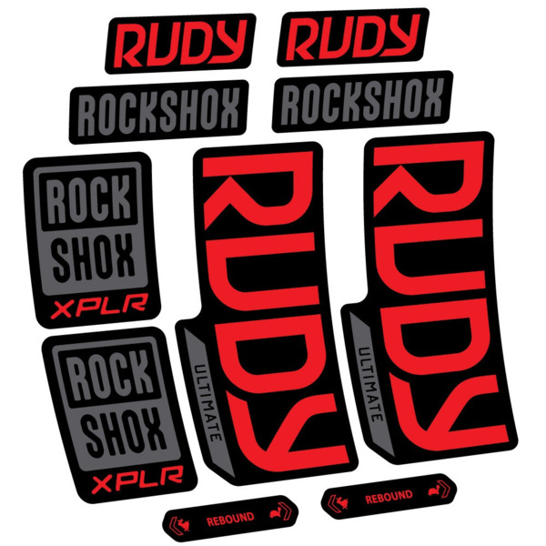 RockShox Rudy Ultimate Pegatinas en vinilo adhesivo Horquilla (19)
