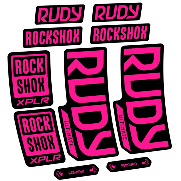 RockShox Rudy Ultimate Pegatinas en vinilo adhesivo Horquilla (20)
