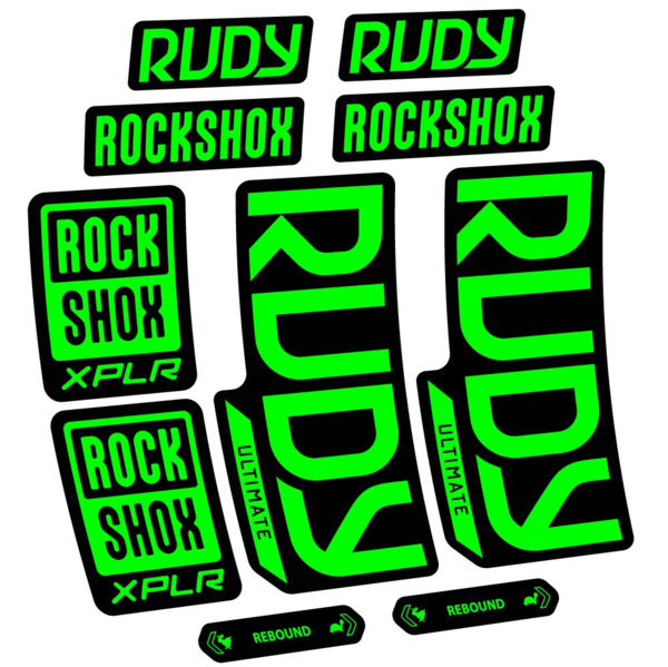 RockShox Rudy Ultimate Pegatinas en vinilo adhesivo Horquilla (23)