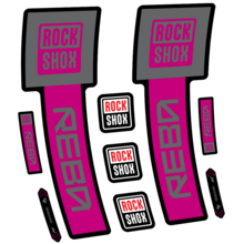 Rock Shox Reba Base Pegatinas en vinilo adhesivo Horquilla