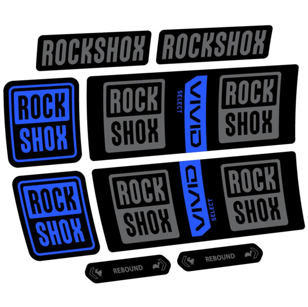 RockShox Vivid Coil Select Pegatinas en vinilo adhesivo Amortiguador (5)