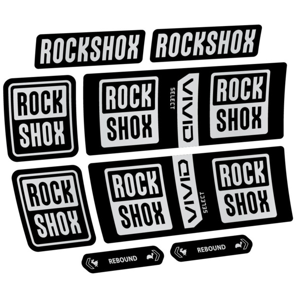 RockShox Vivid Coil Select Pegatinas en vinilo adhesivo Amortiguador (15)