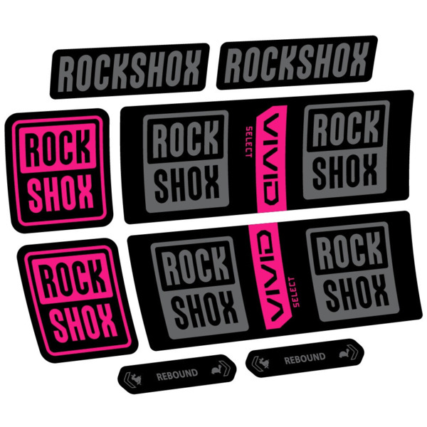 RockShox Vivid Coil Select Pegatinas en vinilo adhesivo Amortiguador (21)