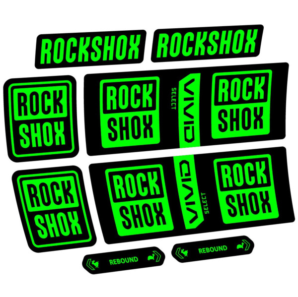 RockShox Vivid Coil Select Pegatinas en vinilo adhesivo Amortiguador (23)