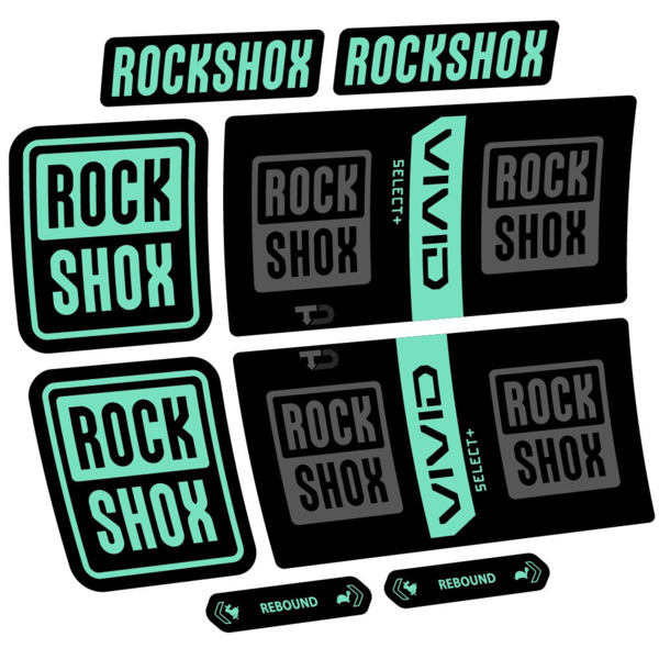 RockShox Vivid Coil Select Plus Pegatinas en vinilo adhesivo Amortiguador (9)