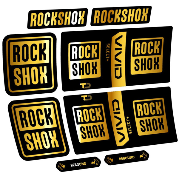RockShox Vivid Coil Select Plus Pegatinas en vinilo adhesivo Amortiguador (14)