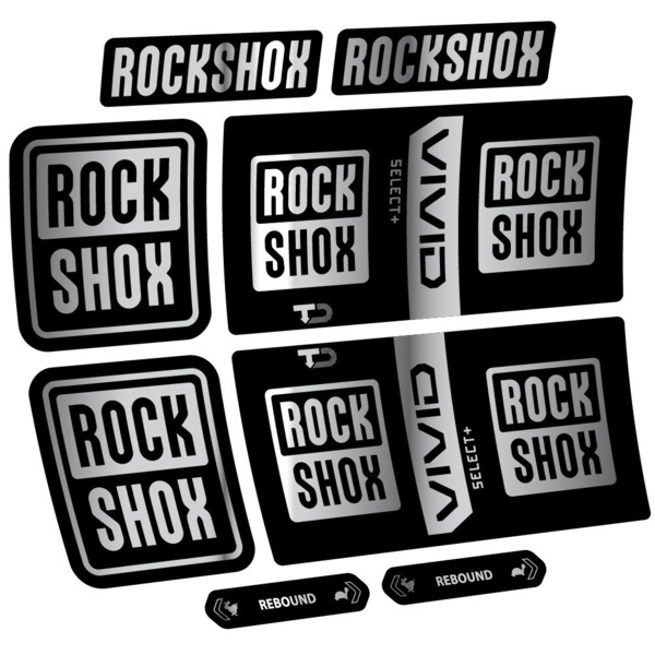 RockShox Vivid Coil Select Plus Pegatinas en vinilo adhesivo Amortiguador (16)