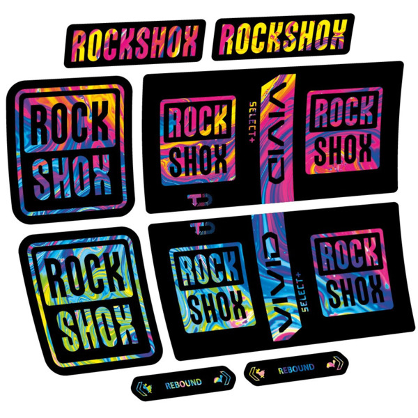 RockShox Vivid Coil Select Plus Pegatinas en vinilo adhesivo Amortiguador (17)