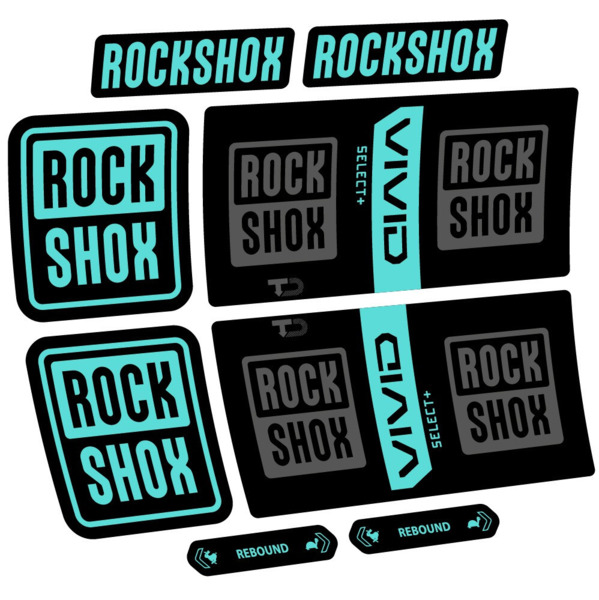 RockShox Vivid Coil Select Plus Pegatinas en vinilo adhesivo Amortiguador (22)
