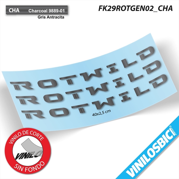 Rotwild, pegatinas vinilo adhesivo