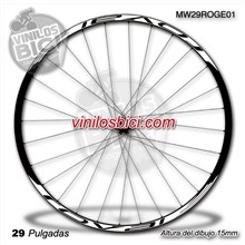 Pegatinas en vinilo adhesivo Compatible con llantas Roval 29 Adhesivos