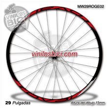 Pegatinas en vinilo adhesivo Compatible con llantas Roval 29 Adhesivos