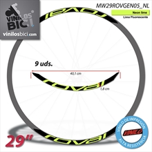 Roval 29" pegatinas vinilo adhesivo