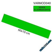 Pieza vinilo verde fluorescente