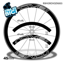 Roval 45mm Vinilos para cubrir toda la superficie