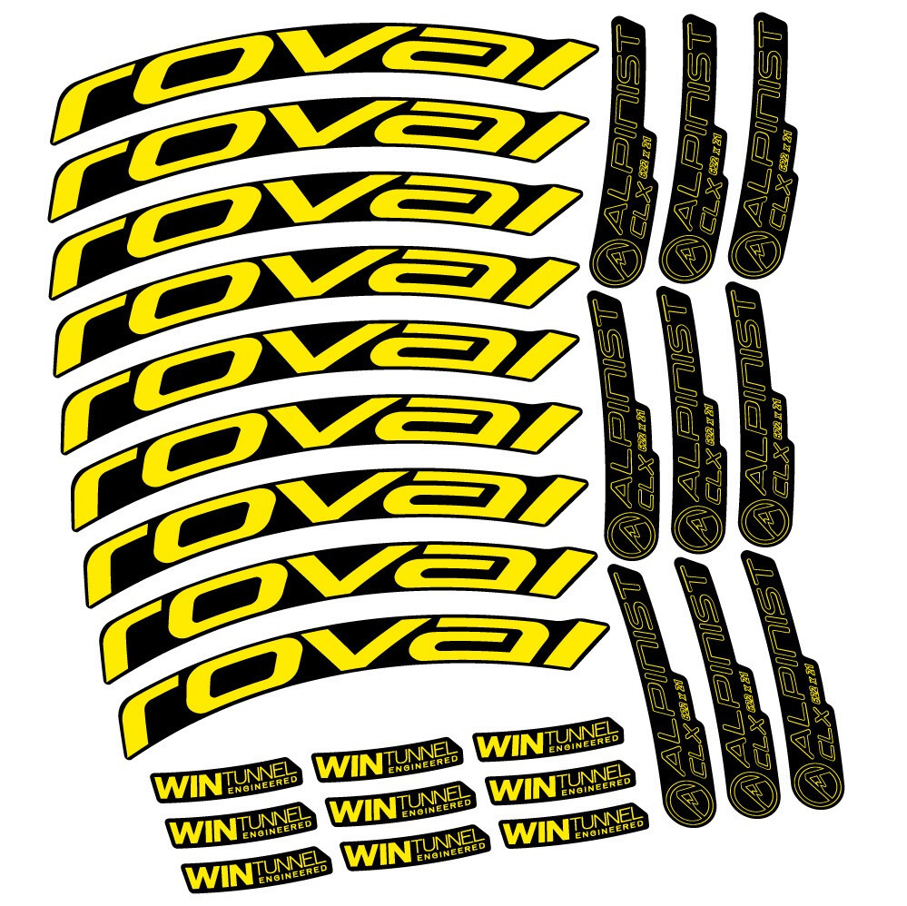 Roval Alpinist CLX Disc 33 Pegatinas en vinilo adhesivo Llanta Carretera (1)
