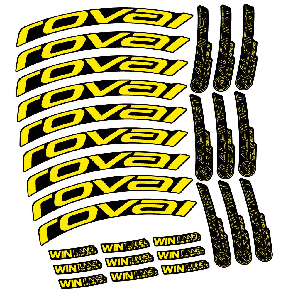 Roval Alpinist CLX Disc 33 Pegatinas en vinilo adhesivo Llanta Carretera (3)