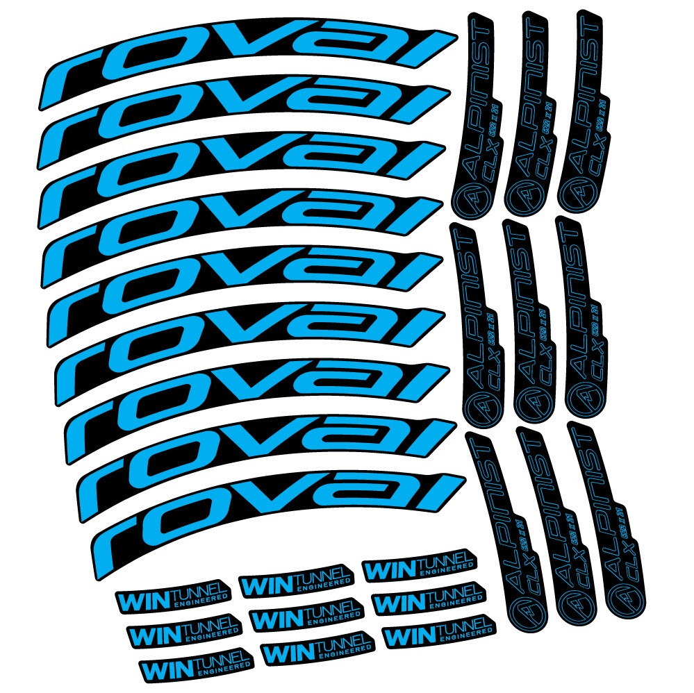Roval Alpinist CLX Disc 33 Pegatinas en vinilo adhesivo Llanta Carretera (4)
