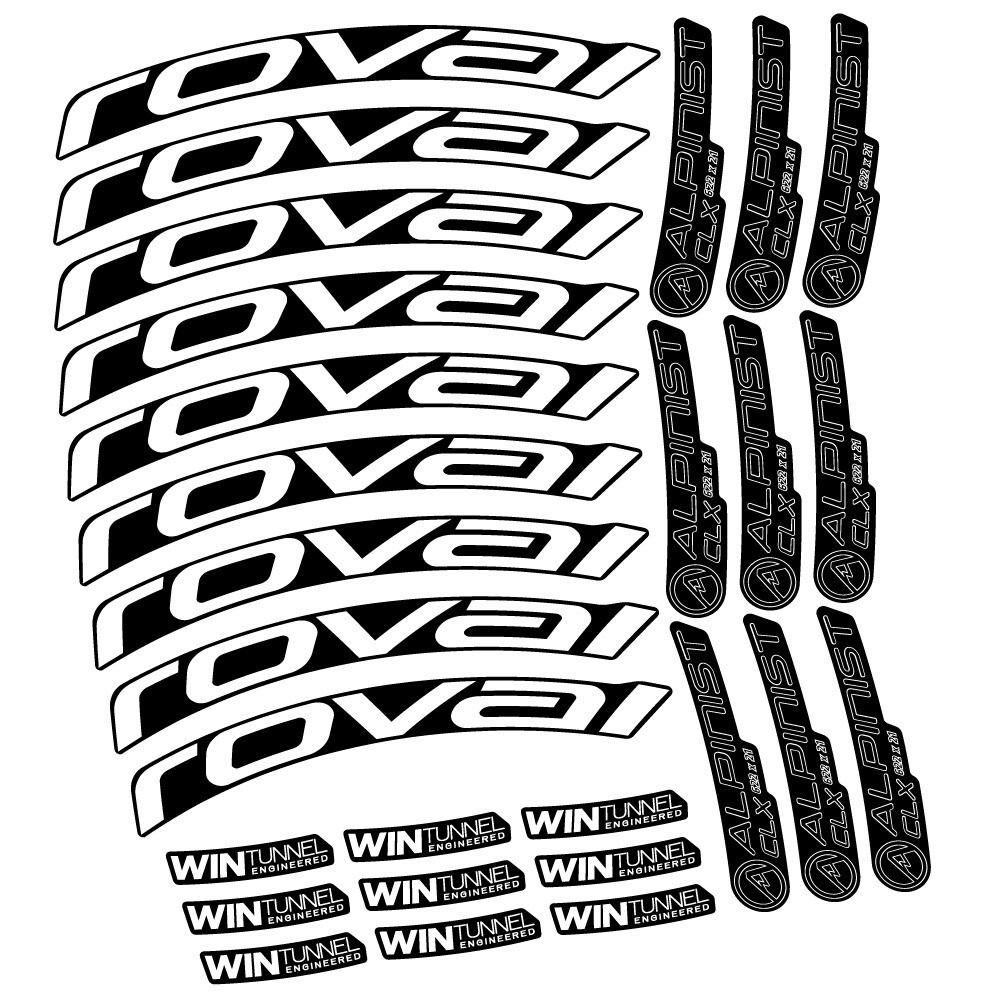 Roval Alpinist CLX Disc 33 Pegatinas en vinilo adhesivo Llanta Carretera (6)