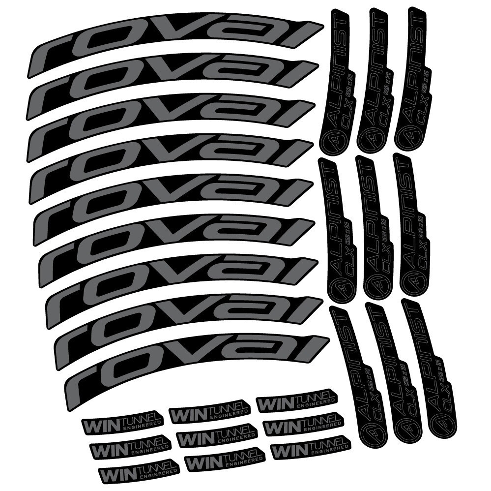 Roval Alpinist CLX Disc 33 Pegatinas en vinilo adhesivo Llanta Carretera (7)