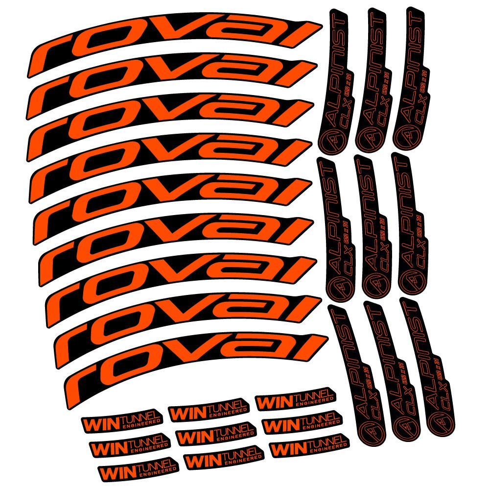 Roval Alpinist CLX Disc 33 Pegatinas en vinilo adhesivo Llanta Carretera (10)