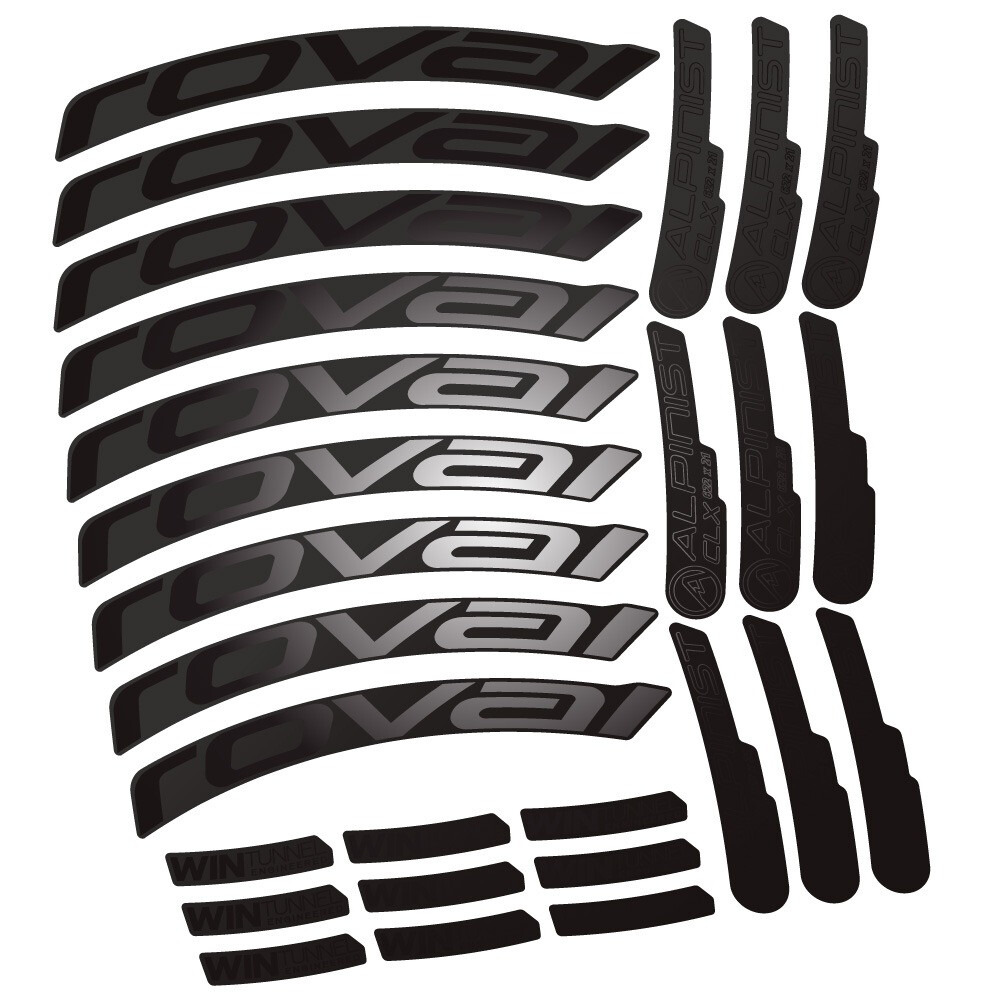 Roval Alpinist CLX Disc 33 Pegatinas en vinilo adhesivo Llanta Carretera (12)