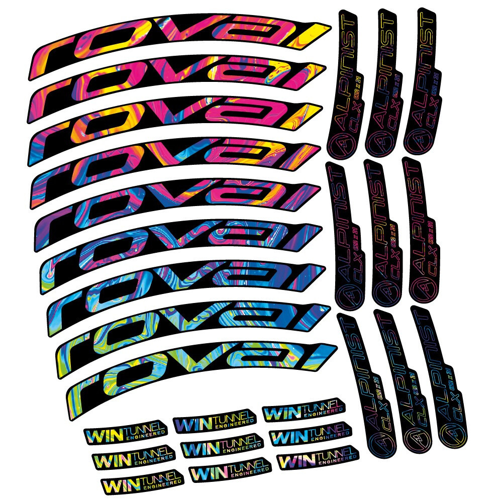 Roval Alpinist CLX Disc 33 Pegatinas en vinilo adhesivo Llanta Carretera (17)