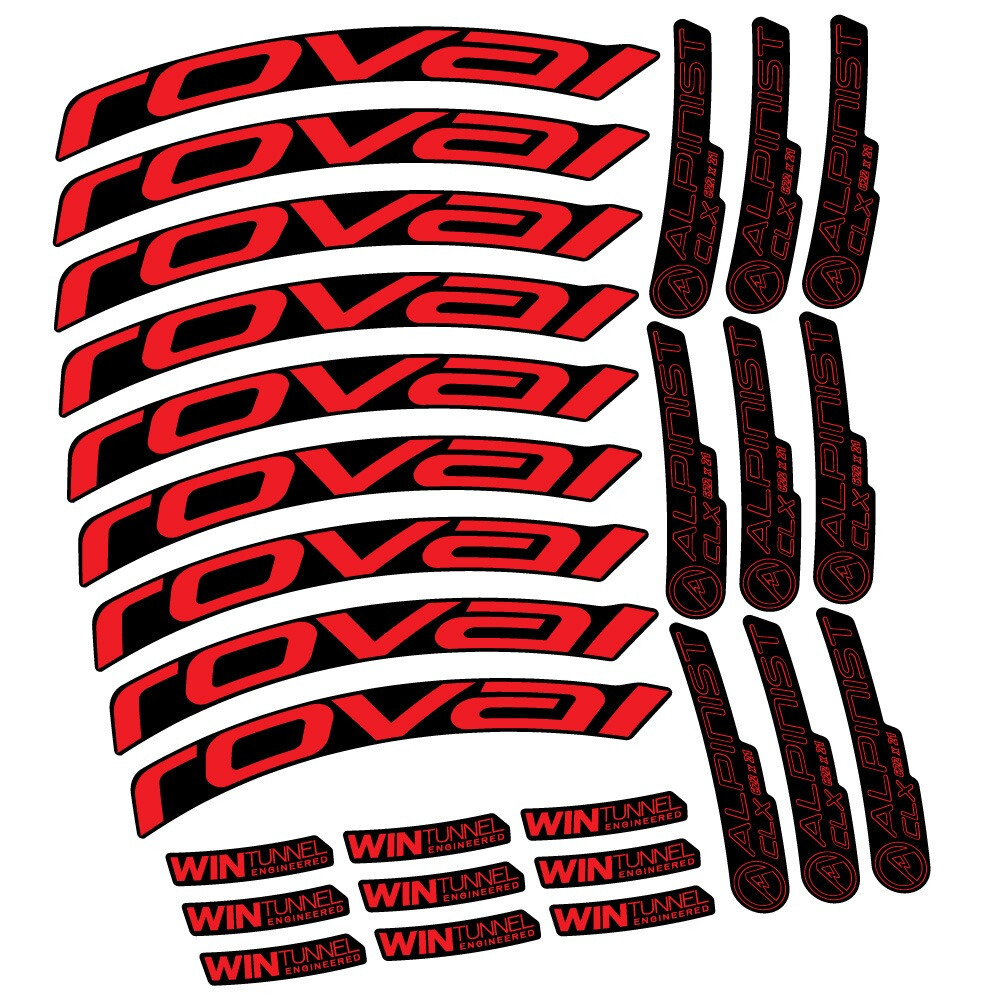 Roval Alpinist CLX Disc 33 Pegatinas en vinilo adhesivo Llanta Carretera (19)