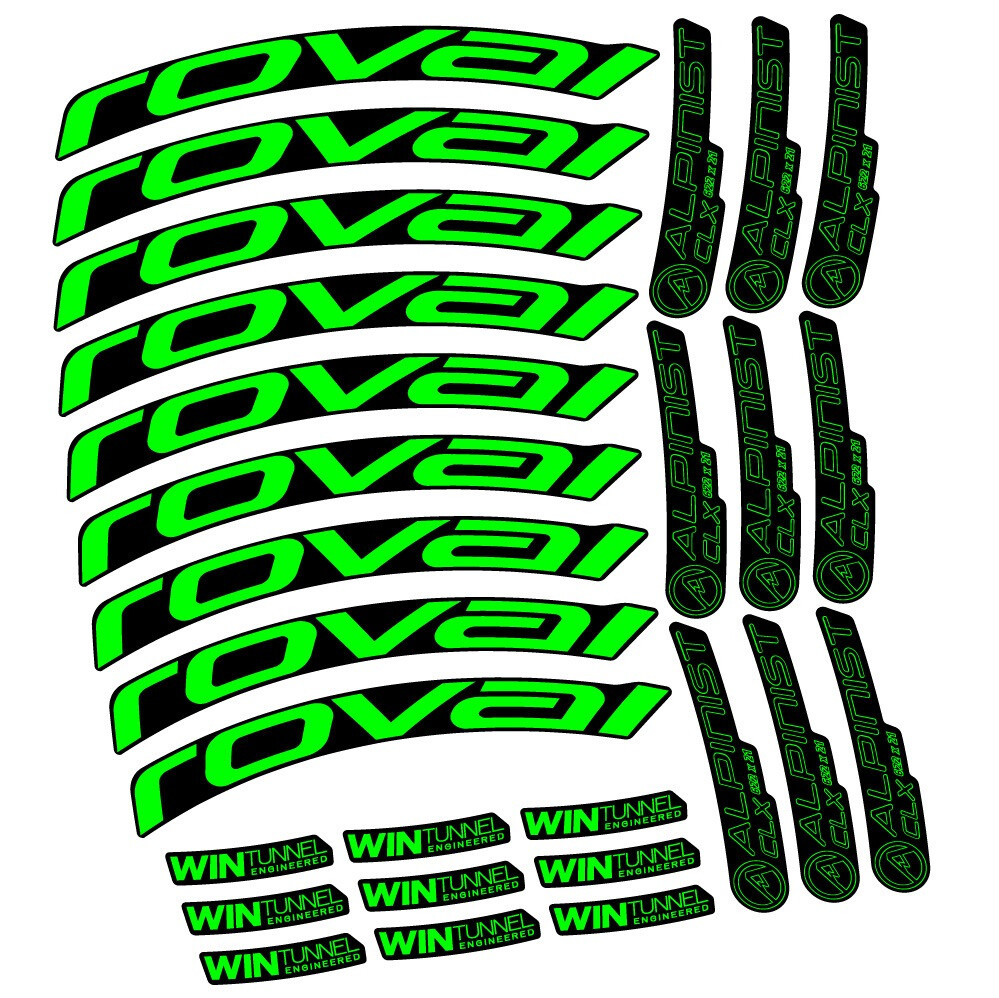 Roval Alpinist CLX Disc 33 Pegatinas en vinilo adhesivo Llanta Carretera (23)