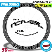 Roval CLX50 disc pegatinas en vinilo adhesivos llantas perfil 50mm