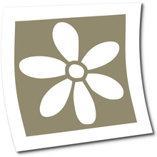 Flor Margarita Pegatinas en vinilo adhesivo Máscara Negativo