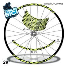 Pegatinas en vinilo adhesivo Compatible con llantas Roval Control 29" vinilos