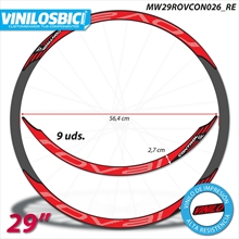 Roval Control pegatinas vinilo adhesivo llantas 29