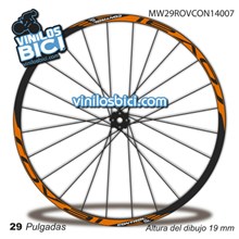 Roval Control SL 2014 Adhesivos (NARANJA+BLANCO)