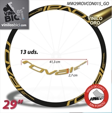 Pegatinas en vinilo adhesivo Compatible con llantas Roval Control SL 29" Pegatinas vinilo adhesivo