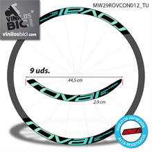Pegatinas en vinilo adhesivo Compatible con llantas Roval Control SL 29" vinilos
