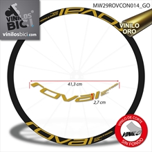 Pegatinas en vinilo adhesivo Compatible con llantas Roval Control SL 29" vinilos