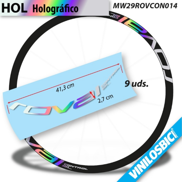  (HOL (Holografico) - Juego para las dos llantas)