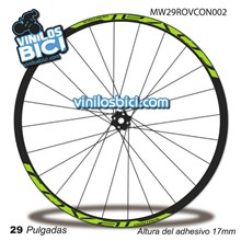Pegatinas en vinilo adhesivo Compatible con llantas Roval Control SL Adhesivos